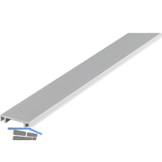 HAWA DIVIDO Clip-Abdeckung zu Doppel- Dreifachlaufschiene 6000 mm auf Ma�, Alu