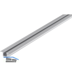 HAWA DIVIDO 80 Einfachlaufschiene zum Einlassen 6000 mm auf Ma�, Alu eloxiert