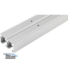 HAWA ORDENA 70/P - 70/F Doppellaufschiene gebohrt 6000 mm auf Ma�, Alu eloxiert