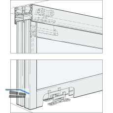 HAWA DIVIDO 100 GR Beschl�gegarnitur 1200 x 2750 mm
