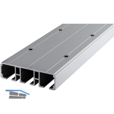 HAWA DIVIDO 100 Dreifachlaufschiene 6000 mm , eloxiert