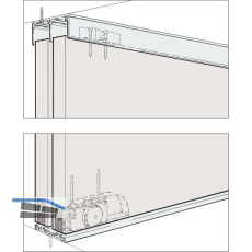 HAWA DIVIDO 80 H Beschl�gegarnitur, 2000 x 2400 mm