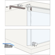 HAWA Clipo 36 GPK IS Beschl�gegarnitur 1 t�rig