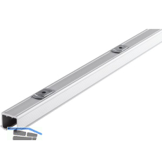 HAWA Clipo 26/36 Laufschiene mit Drehriegel, 2500 mm, Aluminium eloxiert