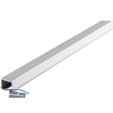 HAWA Clipo 26/36 Laufschiene zum Kleben, 2500 mm, Aluminium eloxiert