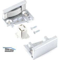 HAWA ORDENA 70/P Doppelbodenf�hrung Glast�r/Glast�r spielfrei