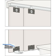 HAWA Combino 35 H MS - Beschl�gegarnitur 1200 x 2200 x 19, 2 t�rig