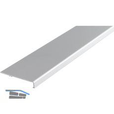 HAWA Combino 20/35 H FS Abdeckprofil 2500 mm, Aluminium eloxiert