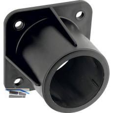 Montageh�lse ROLLING STAR zu Kugelrolle � 52 mm, H�he 40 mm, Kunststoff schwarz