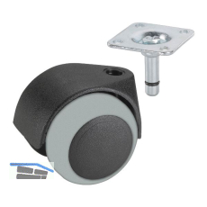 D�RNER + HELMER Doppel-Lenkrolle Two 50 mm 40 kg Platte