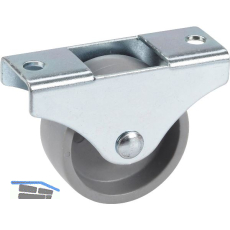 D�RNER + HELMER Bockrolle Kunststoff-Rad 45 mm 50 kg Platte