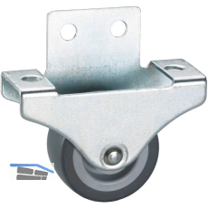 D�RNER + HELMER Bockrolle TPE-Lauffl�che 38 mm 55 kg Platte oben/seitlich