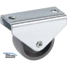 D�RNER + HELMER Bockrolle Kunststoff-Rad 30 mm 45 kg Platte