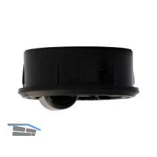 D�RNER + HELMER Rolleinsatz Einzelrolle Lauffl�che hart Kunststoff schwarz