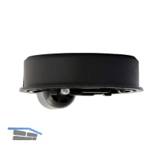 D�RNER + HELMER Rolleinsatz Einzelrolle verstellbar, Kunststoff schwarz