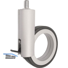 Lenkrolle Rotola 120 50 kg Feststeller silberfarbig/schwarz