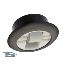 Rolleinsatz Roller-Mini Einbautiefe 17 mm weich Feststeller Kunststoff schwarz