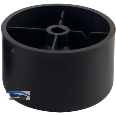 M�belgleiter starr � 50 mm, H�he 30 mm, Kunststoff schwarz