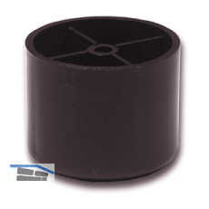 M�belgleiter starr � 50 mm, H�he 50 mm, Kunststoff schwarz