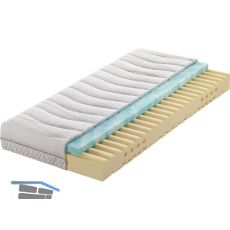 OPTIMO Matratze GelVital Pur, 2000 x 1200 mm mittelfest (H2)