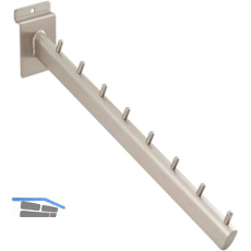 Schr�garm 8-stufig Arkwall 350 mm Stahl vernickelt matt