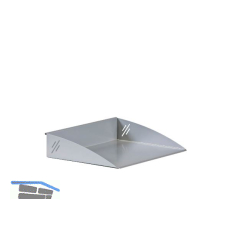 CONFURN A4 Einh�ngeablage Quatro B 300 x H 62 x T 230 mm, Stahl silber pulverb.