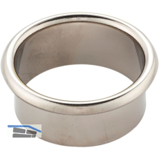 Kabeldurchgang rund, Einbau � 50 mm, Messing vernickelt poliert