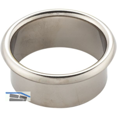 Kabeldurchgang rund, Einbau � 80 mm, Messing vernickelt poliert