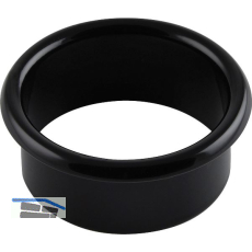 Kabeldurchgang rund, Einbau � 80 mm, Messing schwarz RAL 9005