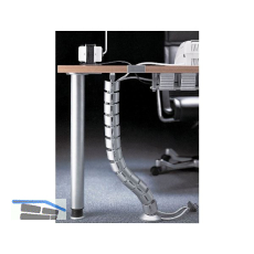 CONFURN Kabelkanal vertikal, Kunststoff silber