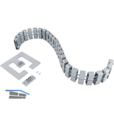 CONFURN Kabelschlange Cube� SL 750 mm alufarbig