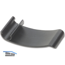 CAMAR Kabelf�hrung horizontal Prisma, Kunststoff schwarz