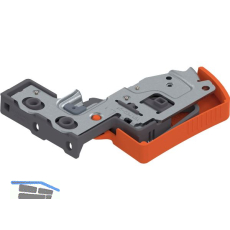 BLUM MOVENTO Kupplungsteil Seitenverstellung links; Kunststoff / Stahl