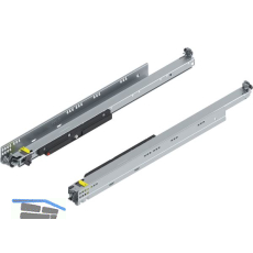 BLUM MOVENTO TIP-ON 766H Unterbodenf�hrung, NL 650, TK 70 kg; 766H6500T