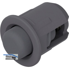 BLUM SERVO-DRIVE Distanzpuffer Bohr � 8, Kunststoff RAL 7037 staubgrau