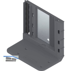 BLUM SERVO-DRIVE Aufnahmewinkel 2-fach, 95x138, 5, KS RAL 7037 staubgrau