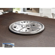 OMGE Drehteller Au�en � 282 mm, H�he 13 mm, Stahl verzinkt