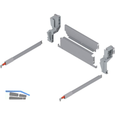 BLUM Stahlr�ckwand M�llauszug h�ngend KB 450 mm Grau