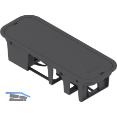 BLUM SERVO-DRIVE Netzger�thalterung Bodenmontage, Kunststoff tiefgrau