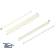 BLUM METABOX N Zarge 320 Schraubversion, Teilauszug, NL 550, cremewei�