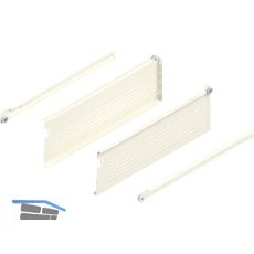 BLUM METABOX H Zarge 320 Schraubversion, Teilauszug, NL 450, cremewei�