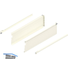 BLUM METABOX H Zarge 320 Schraubversion, Teilauszug, NL 500, cremewei�