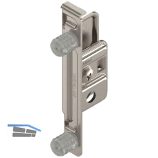 BLUM METABOX Frontbefestigung, Zarge M,K,H, Pressversion, rechts, Stahl vern.