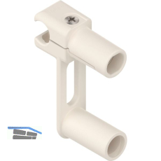 BLUM Metabox Querrelinghalter zweifach, Kunststoff cremewei�