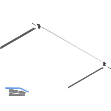 BLUM TANDEMBOX antaro Seitenstabilisierung nach oben gebaut, NL 650