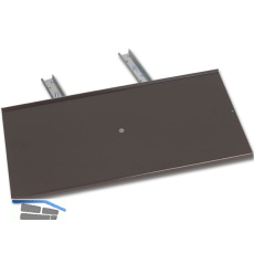 OMGE TV-Teilauszug 650 x 350 mm Stahl schwarz beschichtet