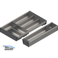 BLUM ORGA-LINE Schalen-Set KB 500 - 599/NL 500 mm Edelstahl/Kunststoff