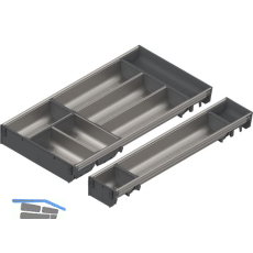 BLUM ORGA-LINE Schalen-Set KB 500 - 599/NL 550 mm Edelstahl/Kunststoff