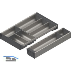 BLUM ORGA-LINE Schalen-Set KB 601 - 699/NL 500 mm Edelstahl/Kunststoff