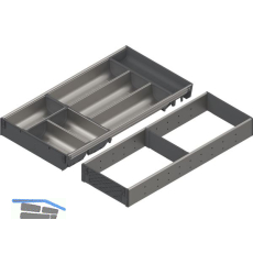 BLUM ORGA-LINE Schalen-Set KB 1100 - 1199/NL 550 mm Edelstahl/Kunststoff